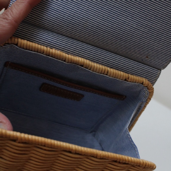 Beautiful J. Mclaughlin Irene wicker bag - Picture 4 of 15